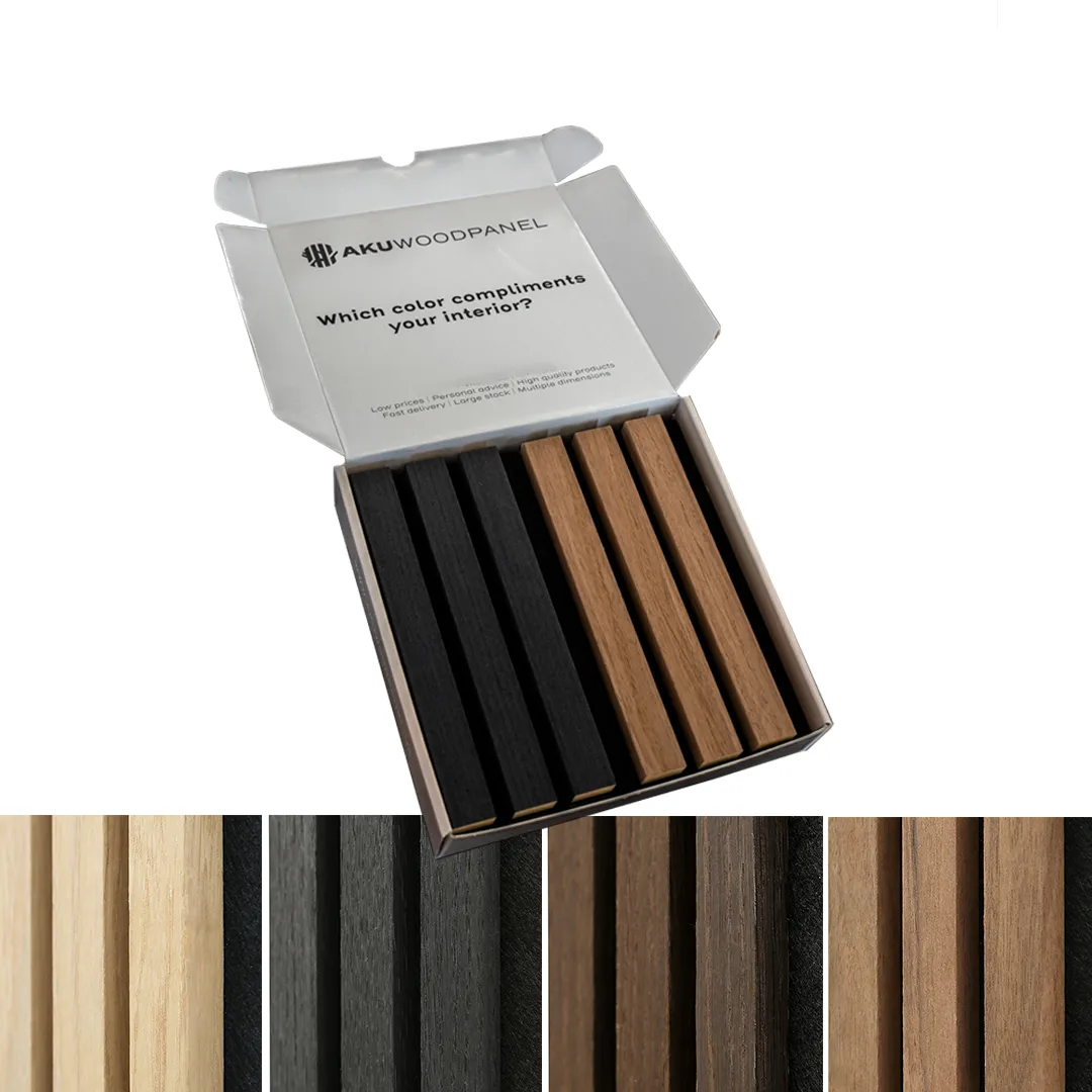 Acoustic Slat Wall Panel | Walnut | Premium 3-sided Wood Veneer - Image 7