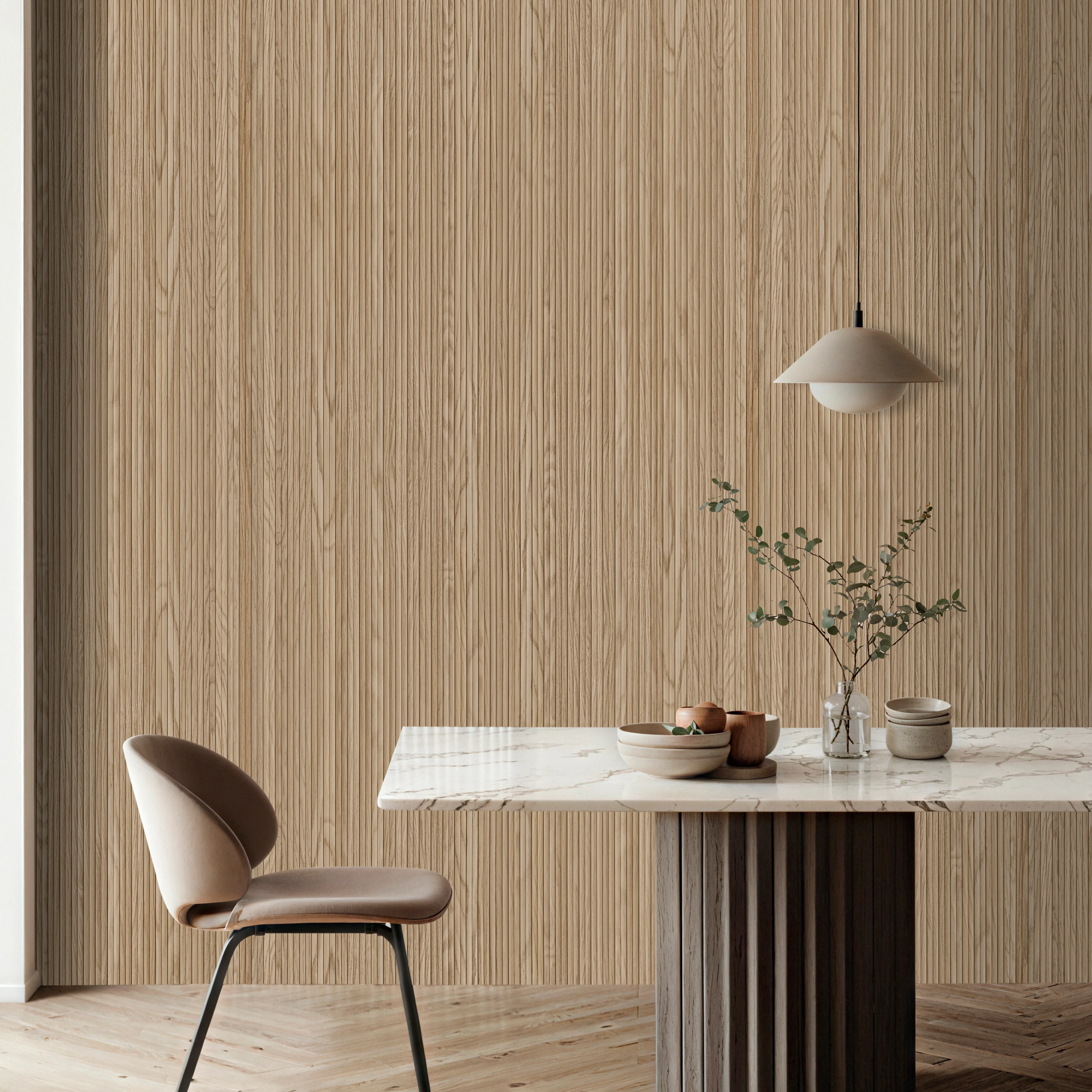 Fluted Wall Panel | Natural Oak | Modern Flexible Design - Image 3