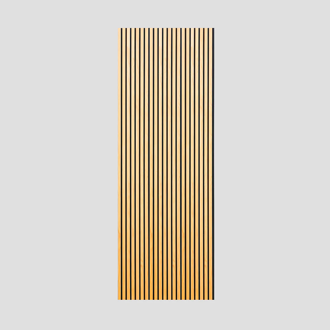 Acoustic Slat Wall Panel | Rustic Oak | Premium 3-sided Wood Veneer - Image 10